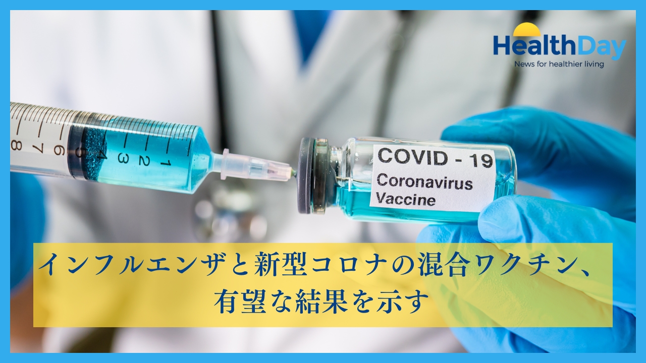 インフルエンザと新型コロナの混合ワクチン、有望な結果を示すの画像です。