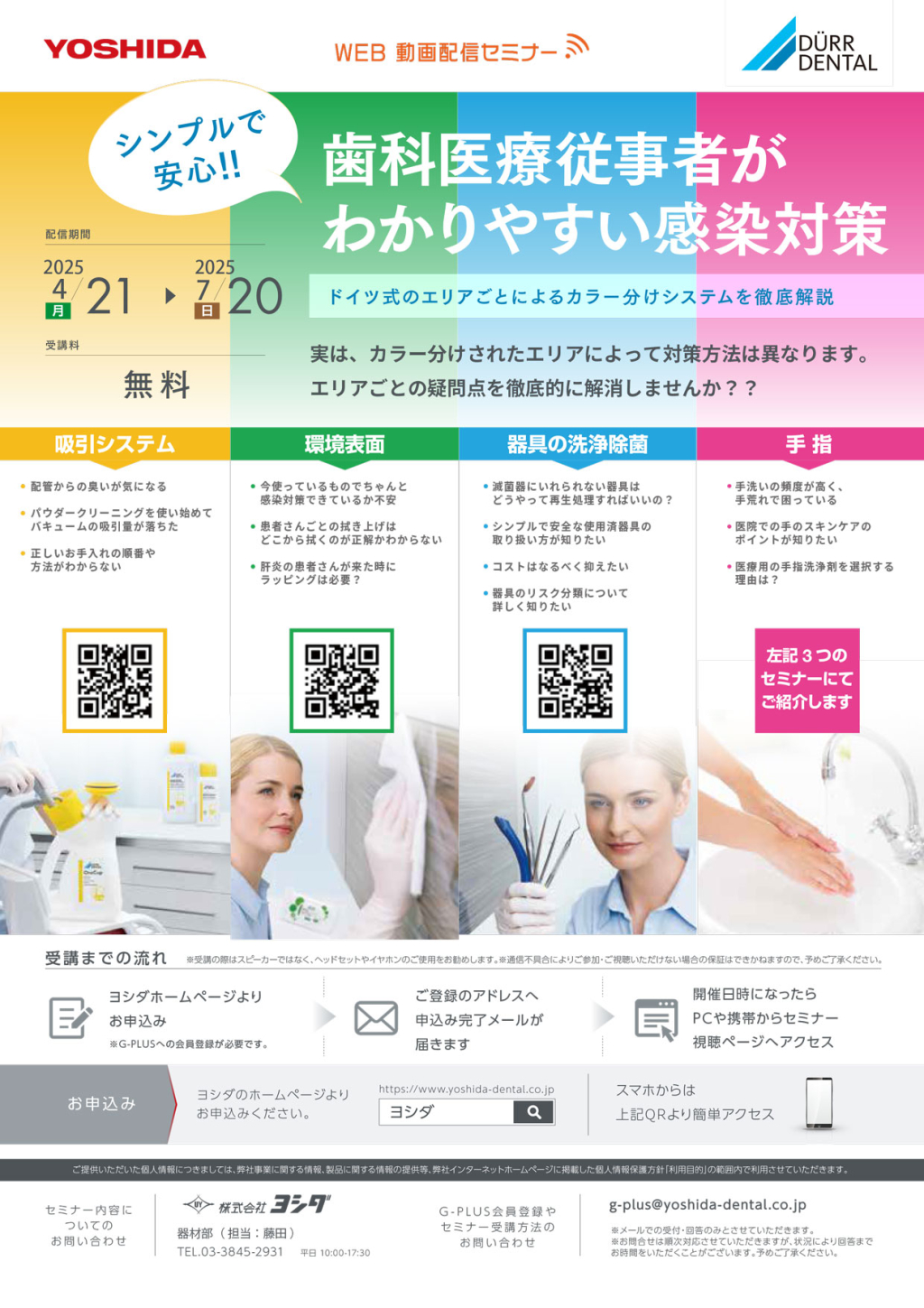歯科医療従事者がわかりやすい感染対策［器具の洗浄除菌編］の画像です。