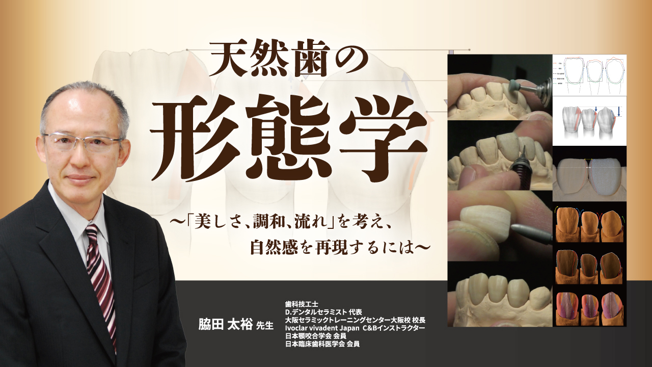 天然歯の形態学〜「美しさ、調和、流れ」を考え、自然感を再現するには