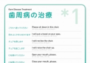［英語］歯周病の治療＊1の画像です。